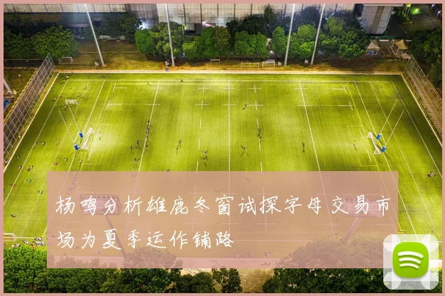 杨鸣分析雄鹿冬窗试探字母交易市场为夏季运作铺路